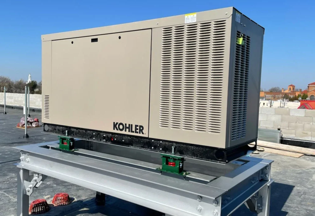 Installed-generator on Roof